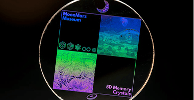 5D Memory Crystal aboard SpaceX Falcon Heavy payload