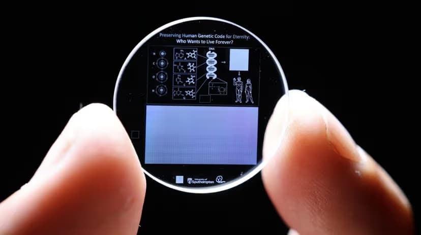 LifeShip's 5D Memory Crystal created by SPhotonix for their Astroforge space mission