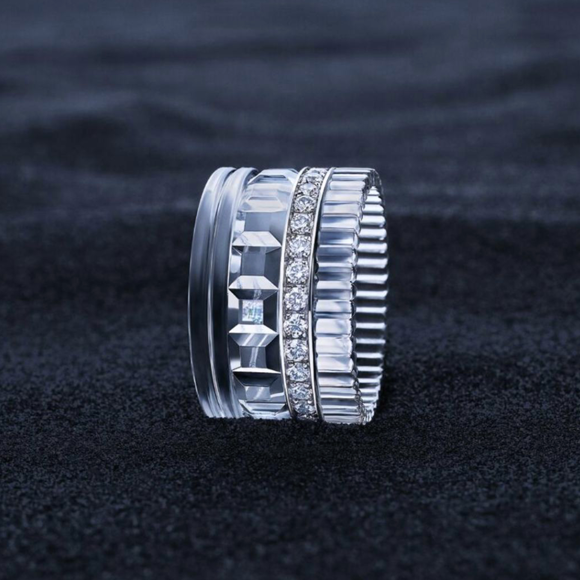 Luxury crystal jewellery with encoded data